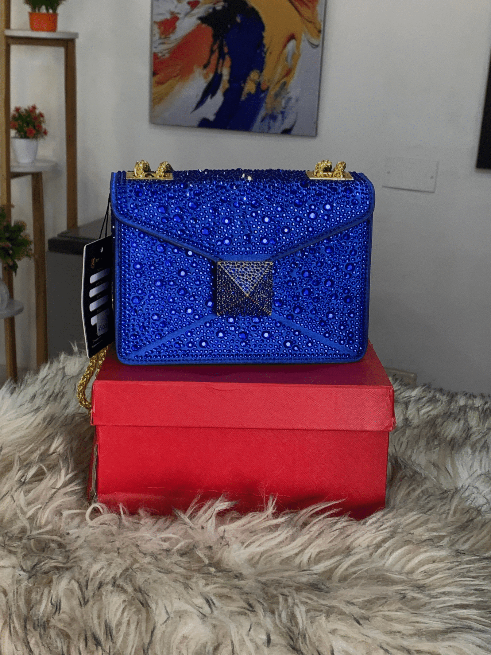 Rhinestone Valentino Bag